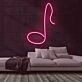 Eighth Note Neon Sign