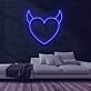 Evil Heart Neon Sign