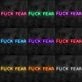 Fear Neon Sign