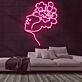 Flower Face Neon Sign