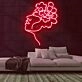 Flower Face Neon Sign