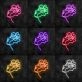 Flower Face Neon Sign