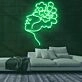 Flower Face Neon Sign