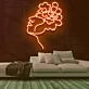 Flower Face Neon Sign
