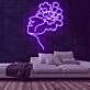 Flower Face Neon Sign