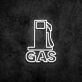 Gas Neon Sign