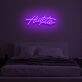 HUSTLE" LED Neon Sign