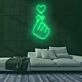 Heart Hands Neon Sign