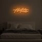 HUSTLE" LED Neon Sign