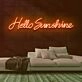 Hello Sunshine Neon Sign