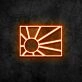 Japan Rising Sun Neon Sign