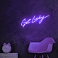 "Get Lucky" LED Neon Sign