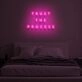 "TRUST THE PROCESS" LED Neon Sign