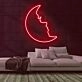 Moon Neon Sign