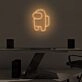 Space Adventure Awaits with Among Us Crewmate Neon Display