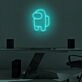 Space Adventure Awaits with Among Us Crewmate Neon Display