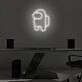 Space Adventure Awaits with Among Us Crewmate Neon Display