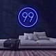 Number 99 Neon Sign