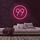 Number 99 Neon Sign