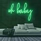Oh Baby V2 Neon Sign