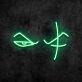 One Eyed Pirate Hunter Neon Sign