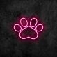 Paw Print Neon Sign