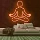 Peace Yoga Neon Sign