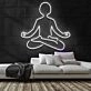 Peace Yoga Neon Sign