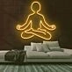 Peace Yoga Neon Sign