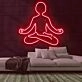 Peace Yoga Neon Sign