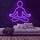 Peace Yoga Neon Sign