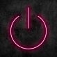 Power On Neon Sign