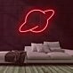 Saturn Neon Sign
