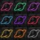 Saturn Neon Sign