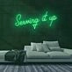 Serving It Up Neon Sign