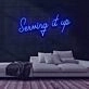 Serving It Up Neon Sign