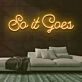 So It Goes Neon Sign