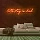 Stay in Bed Neon Sign