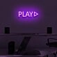 PRESS PLAY" LED Neon Sign