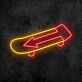 The Assassins Skateboard Neon Sign