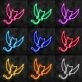 Winged Cat Companion Neon Sign