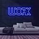 Work Neon Sign