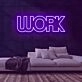 Work Neon Sign