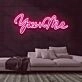 You Plus Me V1 Neon Sign