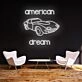 American Dream Car Neon Sign