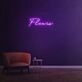 Fleurs Neon Sign