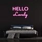 Hello Lovely Neon Sign
