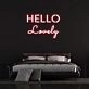 Hello Lovely Neon Sign