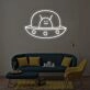 Alien Spaceship Neon Sign