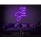 Live By The Sun LED Neon Sign